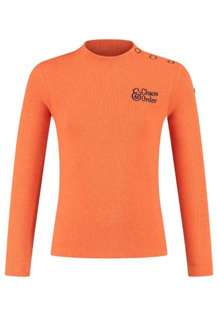 Chaos and Order longsleeve Polly orange