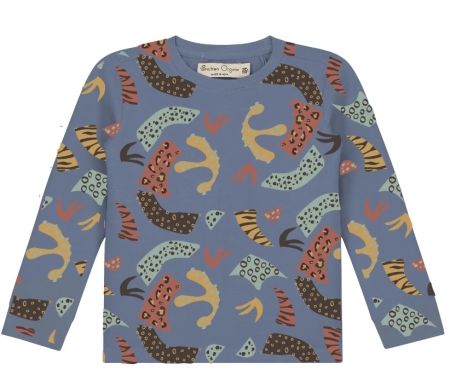 Smitten Organic longsleeve leopard aop (520732-0722)
