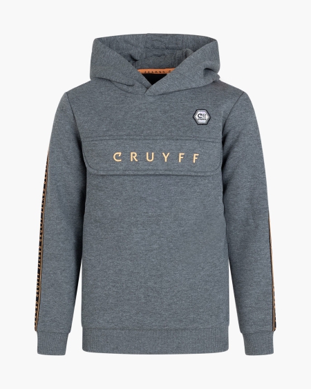 Cruyff Gamer hoodie grey melange