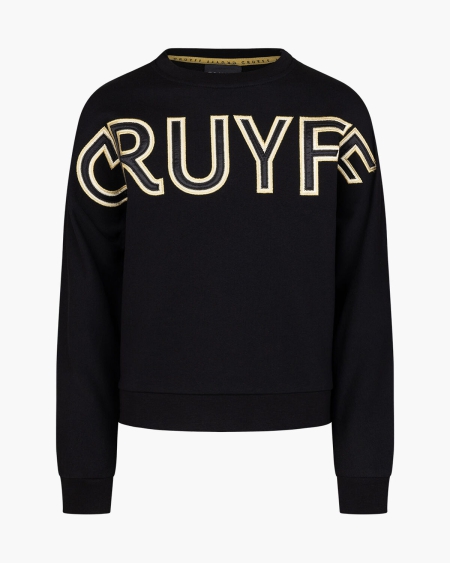 Cruyff Mover crewneck black gold