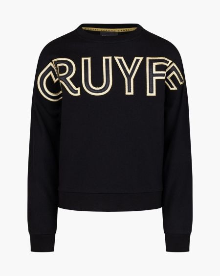 Cruyff Mover crewneck black gold