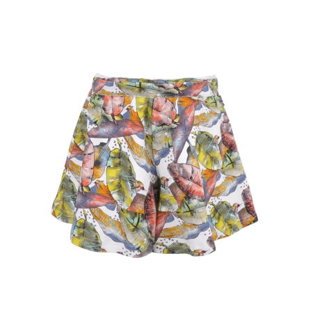 Lovestation22 short mini skirt pant Flora multi (22-448)