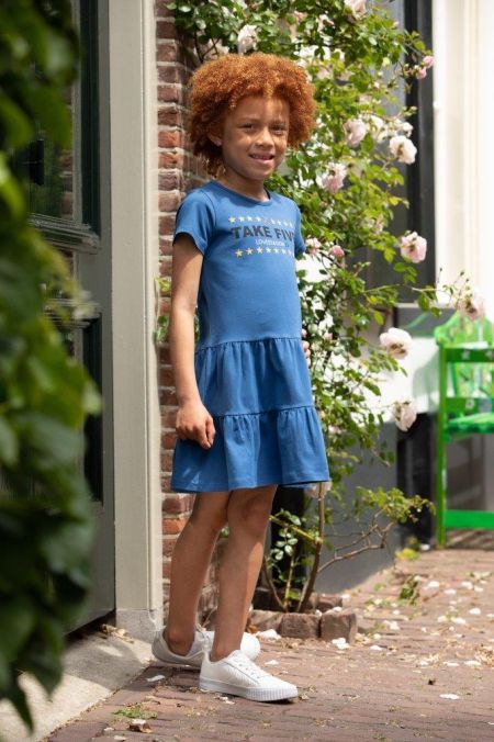 Lovestation22 jurk Terry blue (LS22-A23-209)