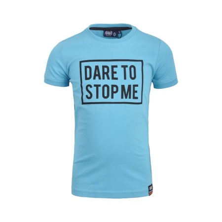 Nais t-shirt Idse turquoise (S22-044)