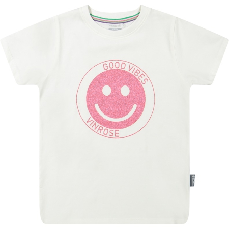 Vinrose shirt egret smiley (VGS23SS027)