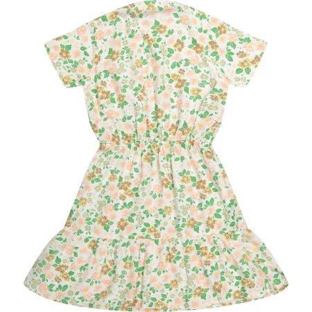 Vinrose jurk egret bloemen (VGS23DR037)