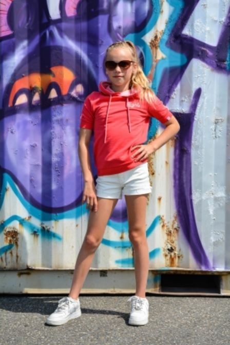 Billy & Lilly hoodie Ivy teaberry