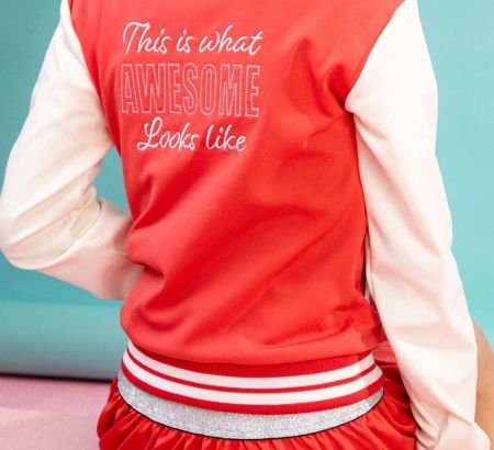 Billy & Lilly vest Lonne teaberry (achterkant this is what awesome looks like)