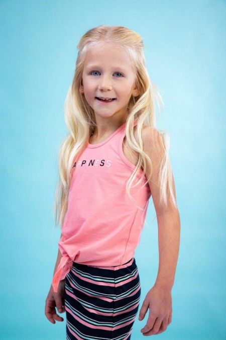 Billy & Lilly maxi rok Ziva multi stripe pink