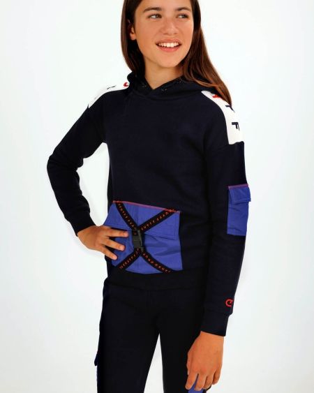 Cruyff Clipper hoodie navy