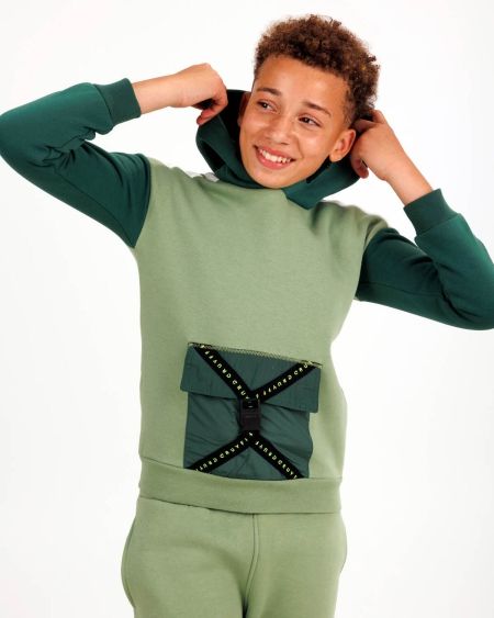 Cruyff Clipper hoodie loden frost