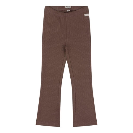 Daily7 flaired pants rib split vintage espresso (D7G-S23-2381)
