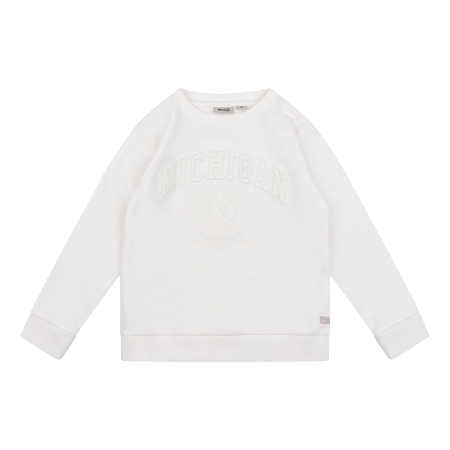 Daily7 organic sweater college off white (D7G-S23-4020)