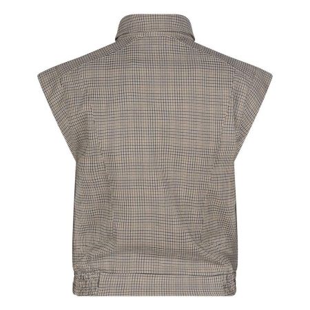 Indian Blue Jeans gilet small check frosted kit (IBGS23-1020)