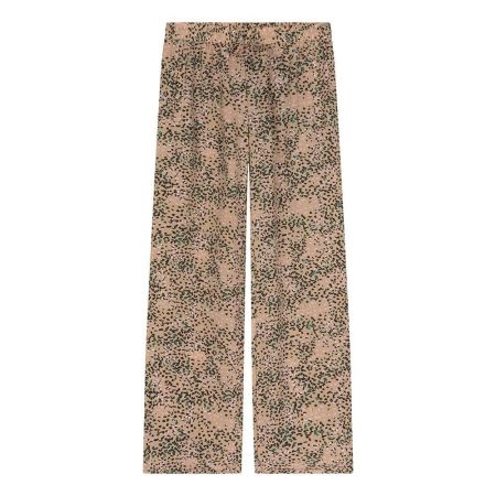 Indian Blue Jeans leopard wide pants camel sand (IBGS23-2272)