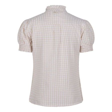 Indian Blue Jeans shirt short sleeve small check frosted kit (IBGS23-5107)