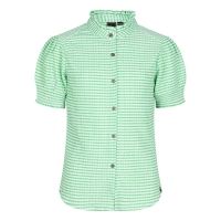 Indian Blue Jeans shirt small check ming green (IBGS23-5112)