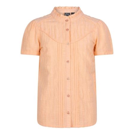 Indian Blue Jeans shirt fancy structure coral peach (IBGS23-5113)