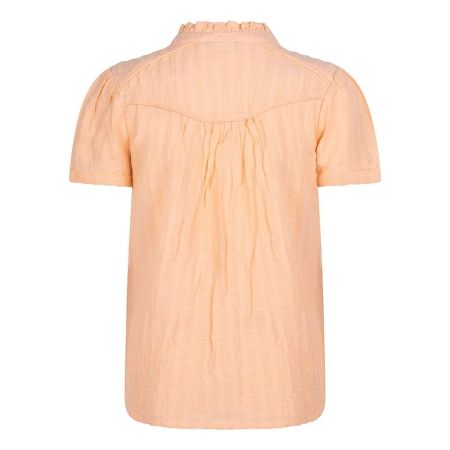 Indian Blue Jeans shirt fancy structure coral peach (IBGS23-5113)