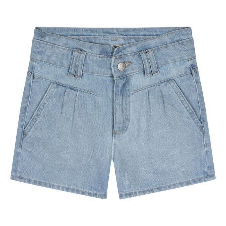 Indian Blue Jeans blue daisy denim short light denim (IBGS23-6001)