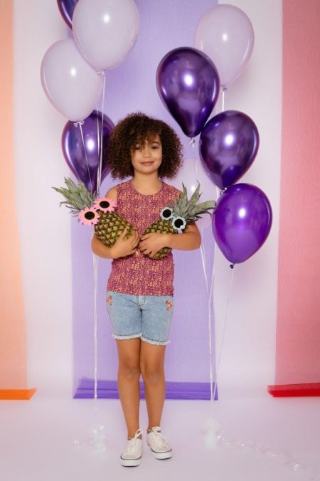 Louder! top Anne dahlia leaves