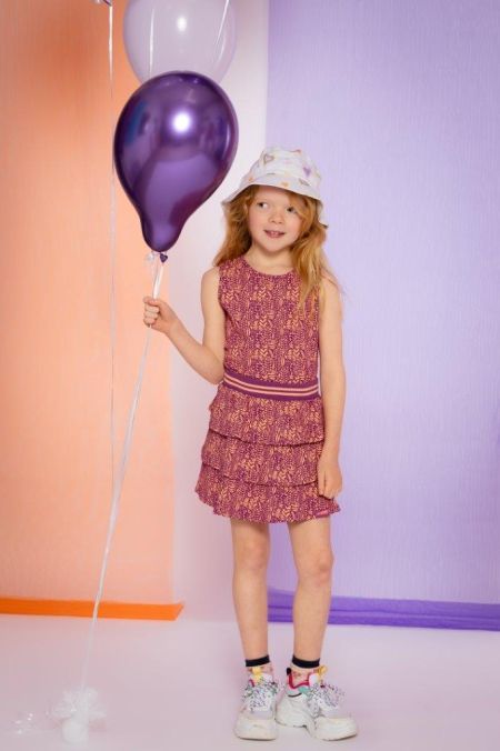 Louder! top Anne dahlia leaves