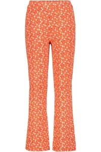 Louder! flared broek Jessie paprika flowers