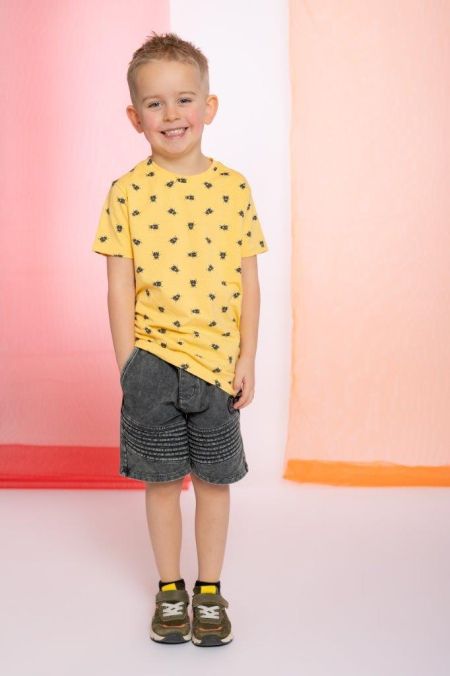 Louder! shirt Leo daffodil beetle aop