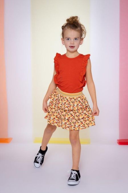 Louder! rok Jade daffodil ladybugs