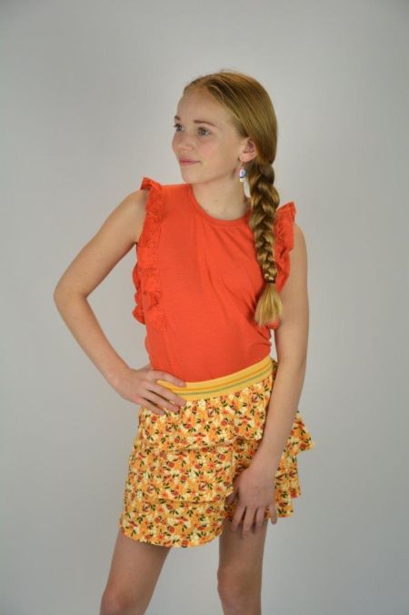 Louder! rok Jade daffodil ladybugs