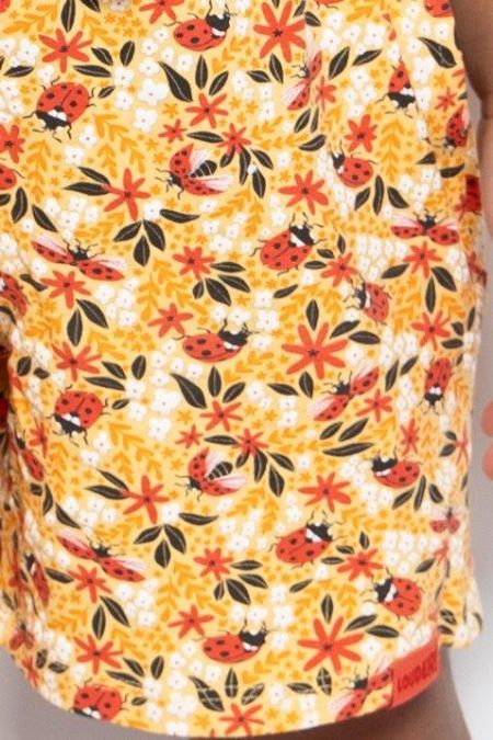 Louder! jumpsuit Lotta daffodil ladybugs