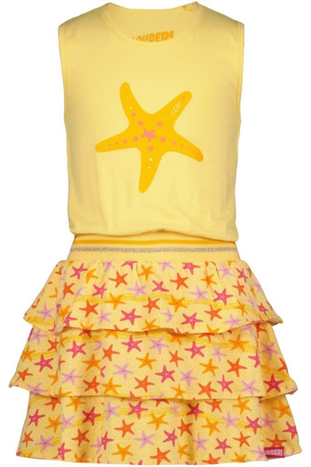 Louder! jurk Naomi daffodil starfish