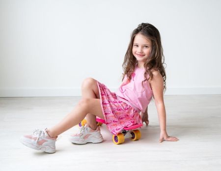 Louder! jurk Naomi pinkfrosting seahorse