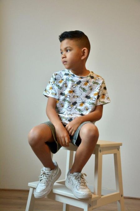 Louder! shirt Nox off white colored bugs aop