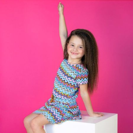 4President jurk Clarisa zigzag aop