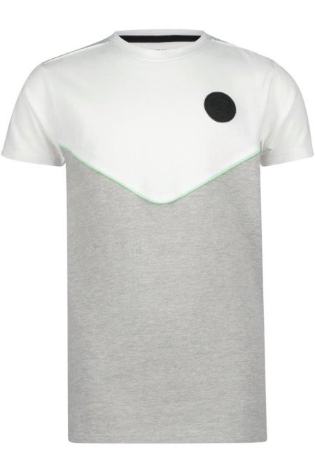 4President shirt Ewan colour block white