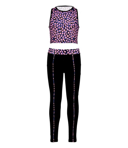 B.Nosy set legging + top splash roze (Y201-5615-928)