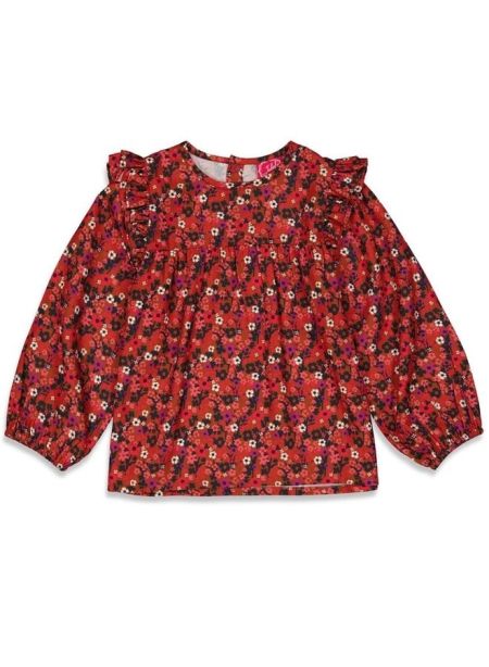 Jubel longsleeve bruin bloemen (91600312)