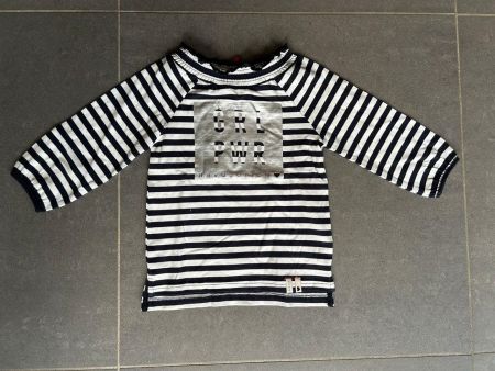 Looxs longsleeve bardot stripe grl pwr (712-5406-950)