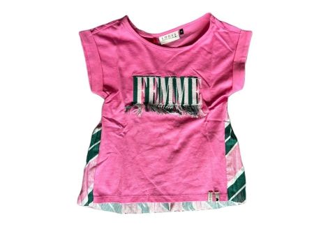 Looxs shirt hot pink femme (912-5458-249)