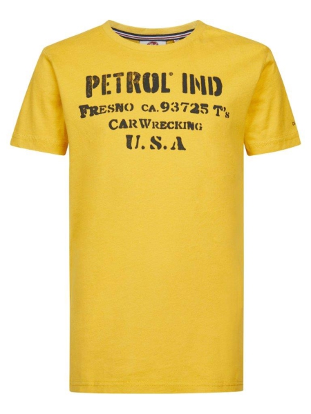 Petrol shirt classic print antique ochre (TSR600-1099)