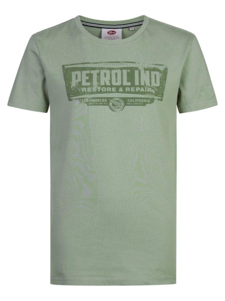 Petrol shirt classic print light pesto (TSR624-6007)