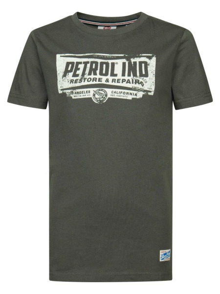 Petrol shirt classic print black sand (TSR624-9106)