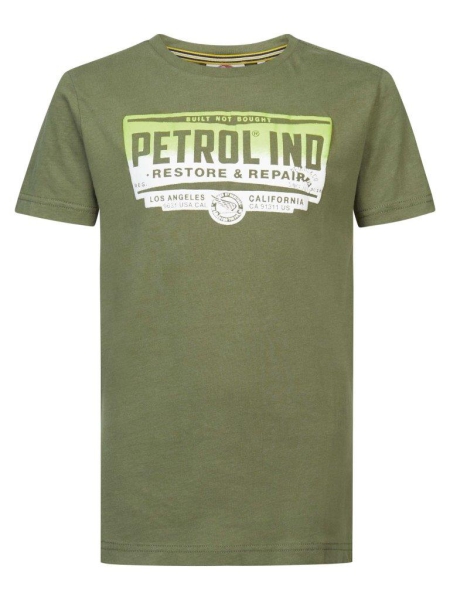 Petrol shirt classic print dusty army (TSR635-6134)