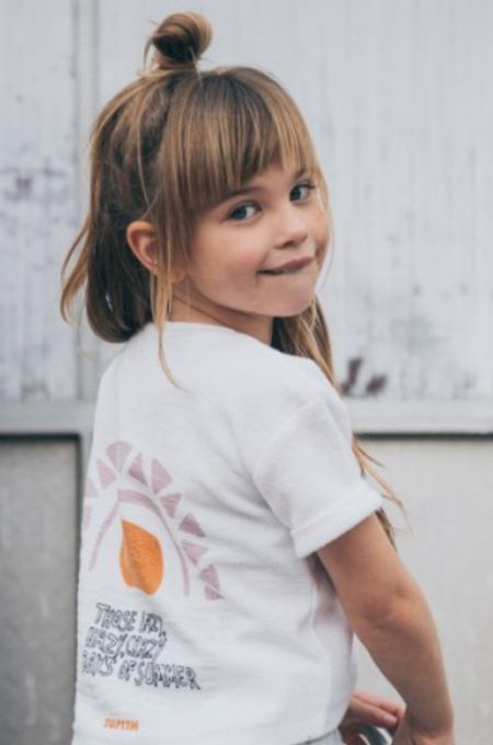 Topitm sweater Eline off white (print achterkant)