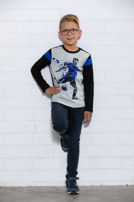 Legends22 longsleeve Guy black voetballer (B22G-779)