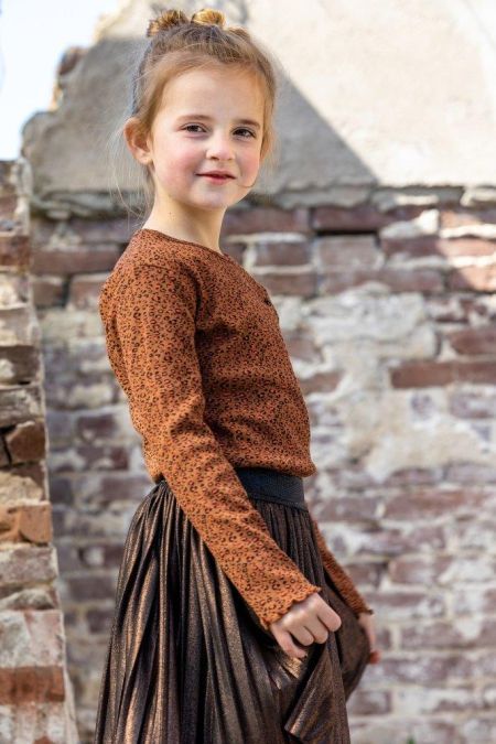 O'Chill longsleeve Mirre bruin leopard