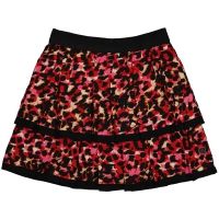 Quapi rok Rune aop pink leopard