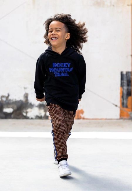 B'Chill hoodie Rens zwart Rocky Mountain trail