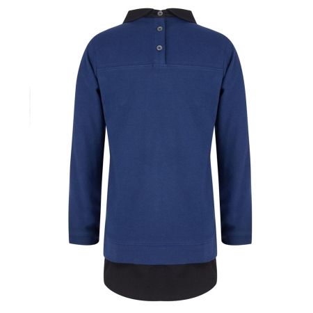 Indian Blue Jeans longsleeve fashion deep blue (IBG28-3018)